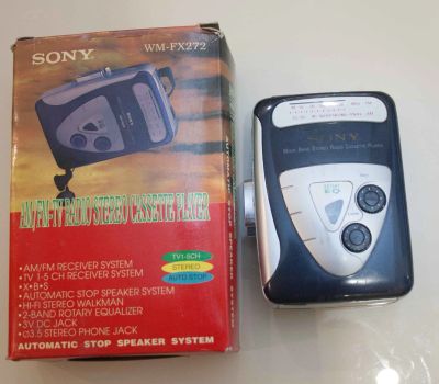 Лот: 25200281. Фото: 1. Кассетный плейер SONY WM-FX272. Кассетные деки, магнитофоны