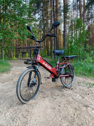 Лот: 24065452. Фото: 1. Электровелосипед GREEN CITY e-ALFA... Электровелосипеды