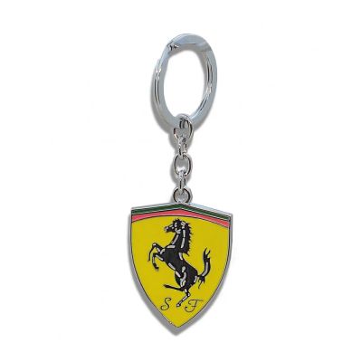 Лот: 20927124. Фото: 1. Брелок на ключ Ferrari металл. Брелоки для ключей