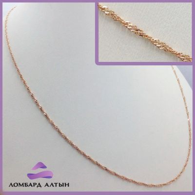 Лот: 8184469. Фото: 1. Золотая цепь 585 пробы. Вес 2... Цепочки