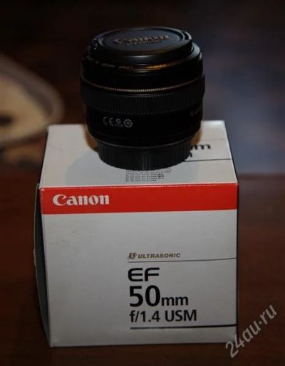 Лот: 941886. Фото: 1. Объектив Canon50 F1,4. Объективы