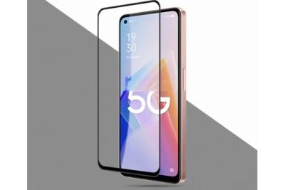 Лот: 19630105. Фото: 1. Защитное стекло Oppo A96 На весь... Защитные стёкла, защитные плёнки