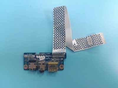 Лот: 23524476. Фото: 1. Б/У плата с разъемами USB, Audio... Платы расширения, контроллеры, доп. порты