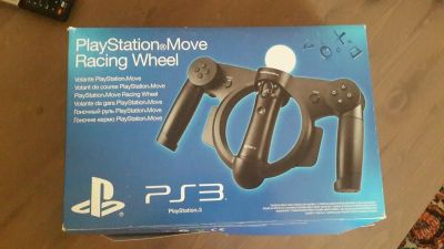 Лот: 5857287. Фото: 1. Playstation Move Racing Wheel... Аксессуары для игровых приставок, консолей, геймпады