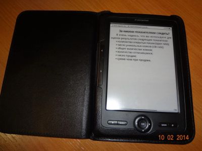 Лот: 3708821. Фото: 1. Электронная книга (читалка) на... Электронные книги