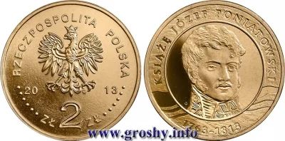 Лот: 5071306. Фото: 1. 2 злотых 2013 Польша, 200-лет... Европа