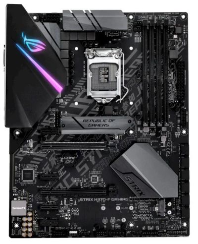 Лот: 25082913. Фото: 1. Asus Rog Strix H370-F Gaming/i9-9900kf... Материнские платы