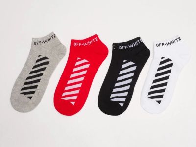 Лот: 16826572. Фото: 1. Носки короткие OFF-WHITE - 4 пар... Носки