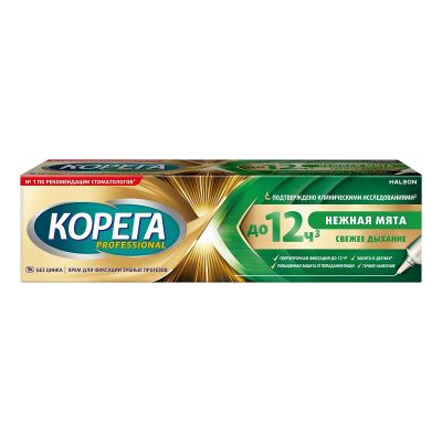 Лот: 25046116. Фото: 1. Корега крем для фиксации зубных... Лекарства