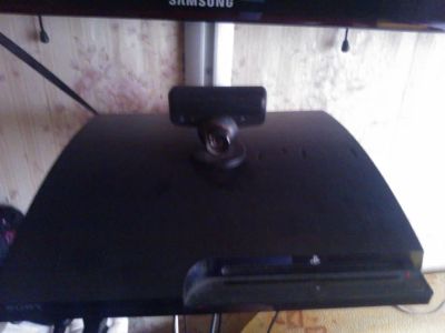 Лот: 3838336. Фото: 1. Playstation 3 Slim 160GB + камера... Игровые приставки, консоли