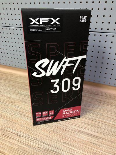 Лот: 20235306. Фото: 1. Видеокарта XFX AMD Radeon RX 6700... Видеокарты