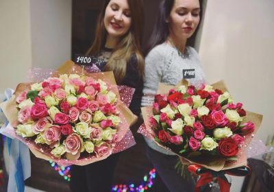 Лот: 7235670. Фото: 1. Сборный букет. Цветы на Щорса... Свежие цветы