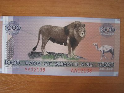 Лот: 5514503. Фото: 1. Сомалиленд 1000 шиллингов 2006... Африка