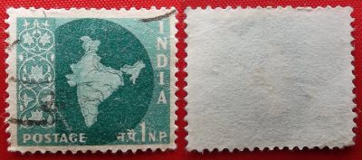 Лот: 20223803. Фото: 1. (№4235) марка "Карта Индии" (1... Марки