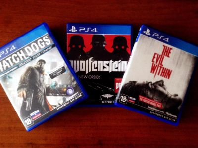 Лот: 5697702. Фото: 1. Комплект игр на PS4 The Evil within... Игры для консолей