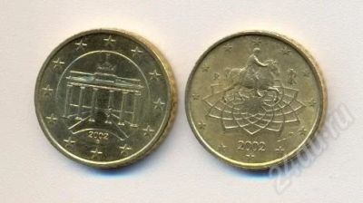 Лот: 310872. Фото: 1. 50 евроцентов разных стран. Европа