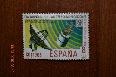 Лот: 5530921. Фото: 1. Марка Испании 1979г. Радиоволны... Марки