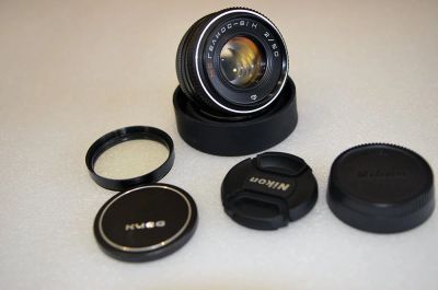 Лот: 17134503. Фото: 1. Гелиос-81Н 50mm для Nikon. Объективы