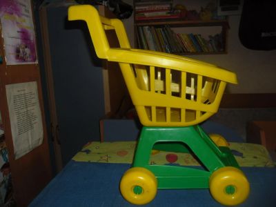 Лот: 7716926. Фото: 1. Тележка пластмассовая. Другое (игрушки)
