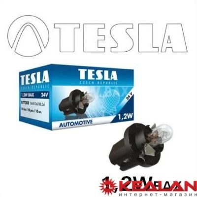 Лот: 9079348. Фото: 1. TESLA 1,2W BAX лампа автомобильная... Электроприборы для автомобиля