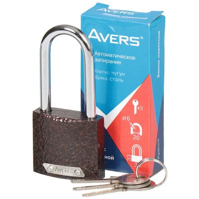 Лот: 24306535. Фото: 1. Замок навесной Avers, PD-01-38-L... Замки