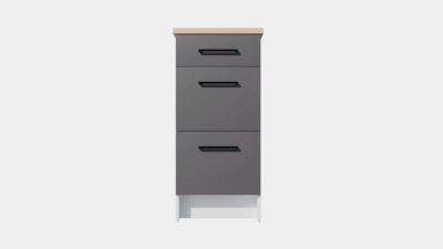 Лот: 23774885. Фото: 1. Напольный шкаф Grey, Дуб светлый... Шкафчики и стеллажи