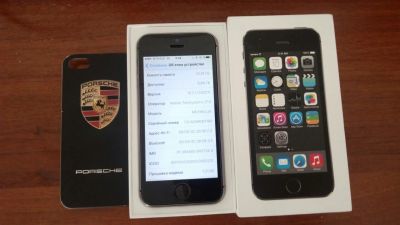 Лот: 9279248. Фото: 1. Iphone 5s - 16 gb ( не восстановленный... Смартфоны