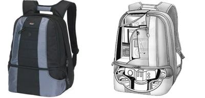Лот: 6243101. Фото: 1. LowePro CompuDaypack. Чехлы, сумки, ремешки