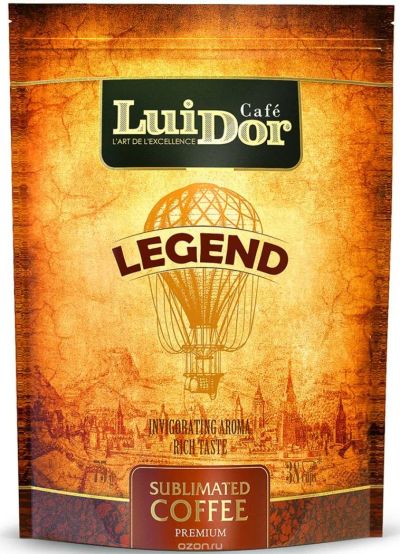 Лот: 11271291. Фото: 1. Luidor Legend кофе растворимый... Чай, кофе, какао
