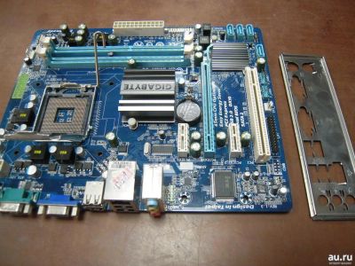 Лот: 13805121. Фото: 1. Gigabyte GA-G41MT-S2 . сокет 775... Материнские платы
