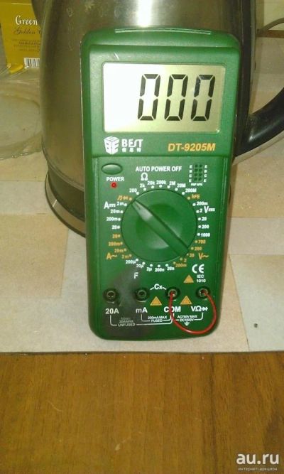 Лот: 9314502. Фото: 1. Цифровой мультиметр DT-9205M... Радиолюбительский инструмент