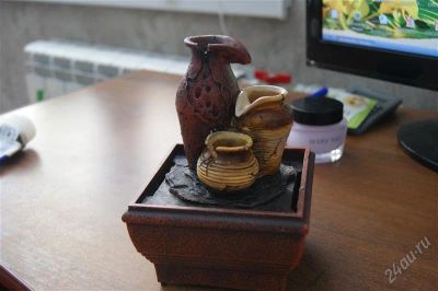 Лот: 1875988. Фото: 1. декоративный фонтан на батарейках. Другое (предметы интерьера)