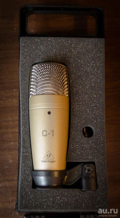 Лот: 8388173. Фото: 1. Микрофон Behringer C-1 + аудио... Студийные микрофоны, радиомикрофоны и радиосистемы