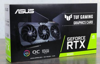 Лот: 19416235. Фото: 1. Видеокарта Asus RTX 3080 10GB... Видеокарты