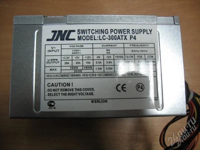 Лот: 1139237. Фото: 1. Блок питания JNC 300W ATX. Корпуса, блоки питания