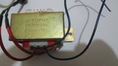 Лот: 3665483. Фото: 1. Трансформатор 230V-50 Hz 11v-1... Трансформаторы, катушки