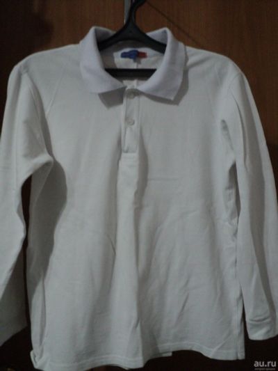 Лот: 15252869. Фото: 1. Поло рубашка белая в школу. Рубашки, блузки, водолазки