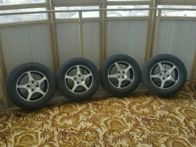 Лот: 11393530. Фото: 1. Летние шины с литьем Bridgestone... Шины на дисках