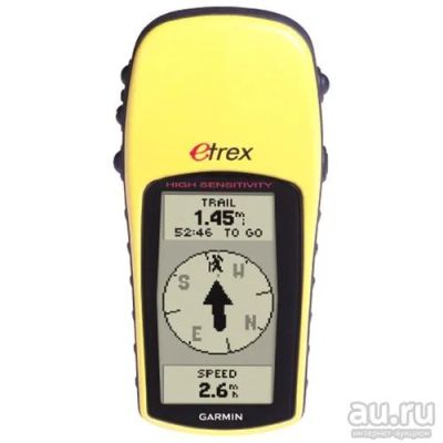 Лот: 12771342. Фото: 1. Garmin eTrex H б/у Полный комплект. GPS-навигаторы