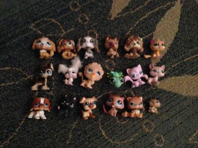Лот: 4237252. Фото: 1. Little Pet Shop(LPS) 18 зверюшек. Куклы и аксессуары