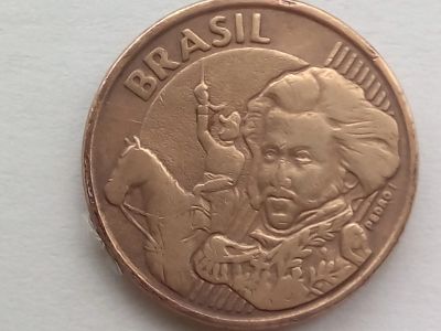 Лот: 14701320. Фото: 1. Монета Бразилии 10сентаво. Америка