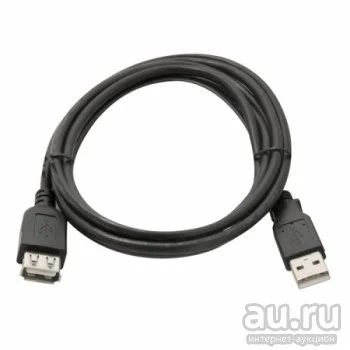 Лот: 15885050. Фото: 1. Кабель-удлинитель USB 2.0 <Am--... Дата-кабели, переходники