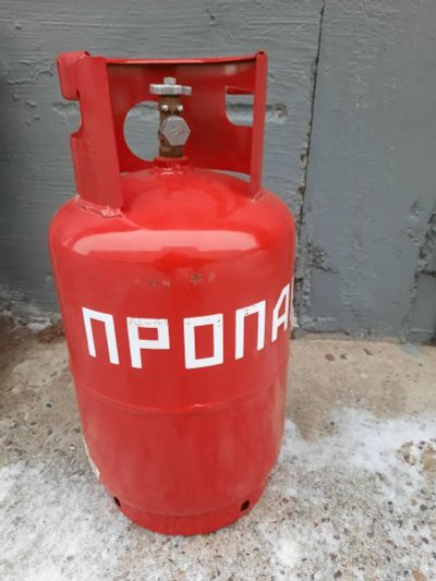Лот: 16814146. Фото: 1. Баллон 27 литров. Полный пропан. Баллоны, газ в баллонах