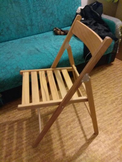 Лот: 11089921. Фото: 1. Стул складной деревянный Ikea... Столы, стулья, обеденные группы