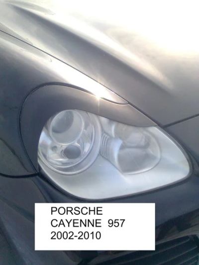 Лот: 4273404. Фото: 1. Реснички на фары Porsche Cayenne... Детали тюнинга