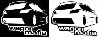 Лот: 9635865. Фото: 1. Наклейка Wagon mafia 2. Наклейки автомобильные