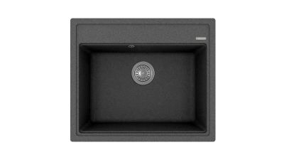 Лот: 23774848. Фото: 1. Мойка ЛИПСИ 600, цвет Черный. Мойки кухонные