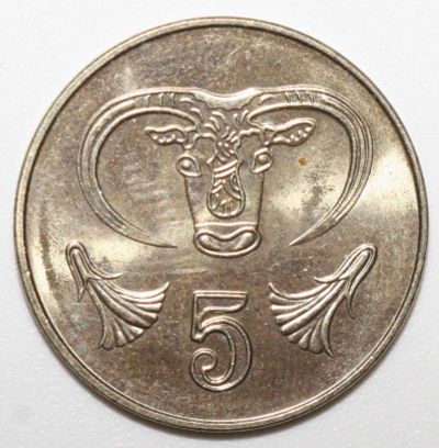Лот: 18615462. Фото: 1. 5 центов 2004 год. Кипр. Европа