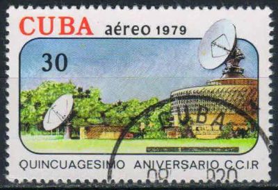 Лот: 24932803. Фото: 1. 1979. Куба. Авиапочта - 50-летие... Марки