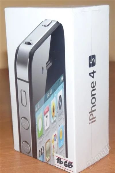Лот: 1537478. Фото: 1. Apple iPhone 4S, 16 gb, чёрный... Смартфоны